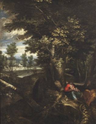 Jacques d'Arthois - Rest on the Flight
