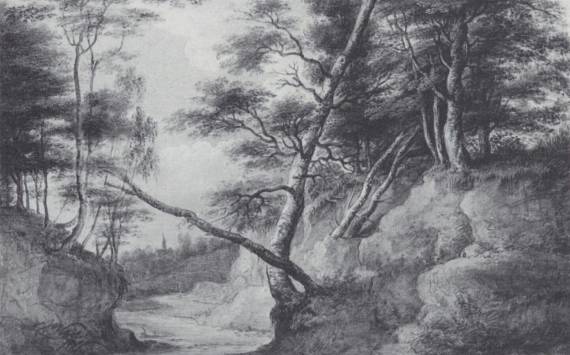 Jacques d'Arthois - A Pathway in a Wood