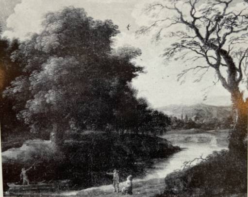 Jacques d'Arthois - Landscape with a River and Figures