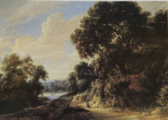 Jacques d'Arthois - Animated Wooded Landscape 