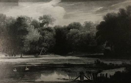 Jacques d'Arthois - Figures on a Wooded Path beside a Pond