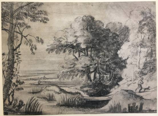 Jacques d'Arthois - Landscape with a Bridge in the Foreground