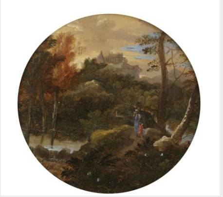 Jacques d'Arthois - Landscape with Hagar and Ismaël