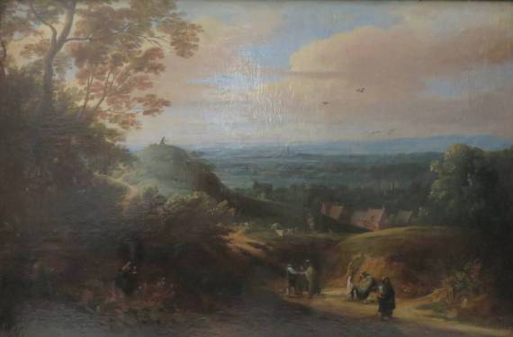 Jacques d'Arthois - Landscape with Gypsies