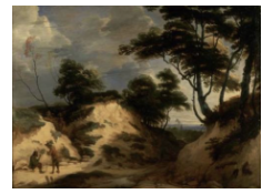 Work 101: Two Men conversing in a Hollow Path