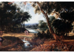 Work 1128: Landscape with Our Lady and Found Jesus
