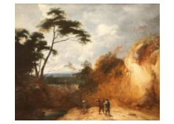 Work 58: Landscape wit Bank and Trees