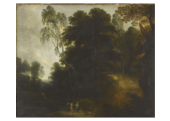 Work 6077: Landscape with Three Men in the Foreground