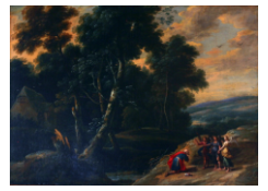 Work 6209: Landscape with Abraham and The Three Angels
