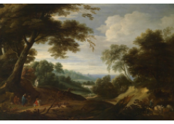 Work 6400: Extensive Wooded Landscape with Sheperds