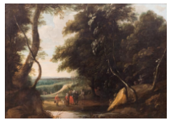 Work 6404: An Animated Scene in a Landscape