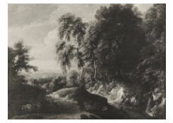 Work 6732: Horsemen in a Wooded Landscape