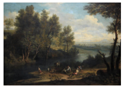 Work 7017: Hunting Party Camping by a Body of Water