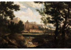 Work 7031: Extensive Landscape with Manor