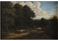 Work 7052: Cowherd and Cattle at Forest Edge