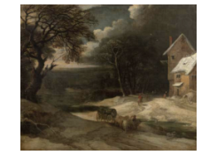 Work 7060: Chariot at the Exit of a Village